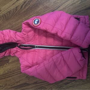 Canada Goose girls Pink Cypress  Logo Quilted jacket

Lightly Used